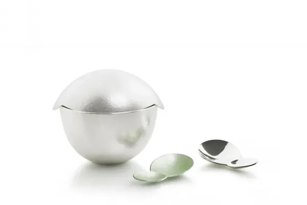 Zuckerdose aus Feinsilber