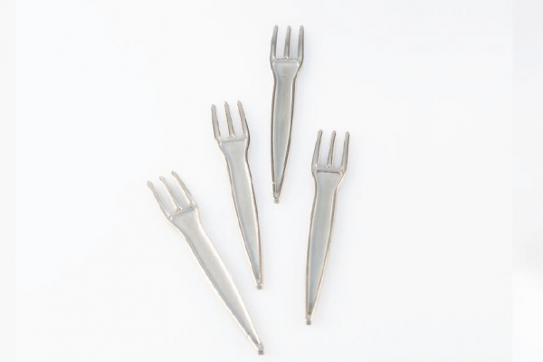 »Royal Pommespieker« 925/000 Silber L 85 mm, B 13 mm