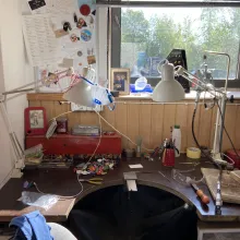 Blick in die Werkstatt 