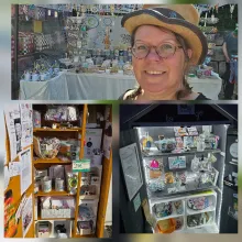 Stand und Selbstbedienungsschränke