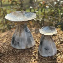 Calming Nature - Porzellan-Skulpturen - Technik: Saggar Firing 