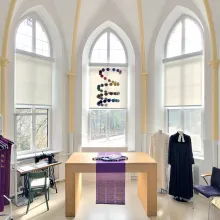 Der ehemalige Betsaal ist heute Showroom