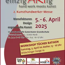 EinzigARTig - Kunsthandwerker Messe Banner