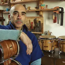 Blair A. Martin in seinem Werkstatt