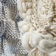 Strickstrukturen aus edlen Naturmaterialien