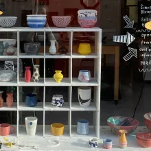 Überblick an Keramikarbeiten