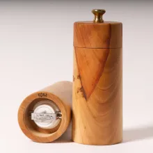 Mühlenpärchen aus Birne mit Keramik und Stahl-mahlwerk