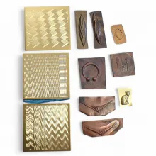 Arbeitsproben vor der Weiterverarbeitung