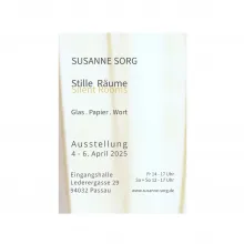 Einladung zu einer Ausstellung von Susanne Sorg