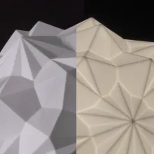 hauchdünne Porzellanschirme Aus/An