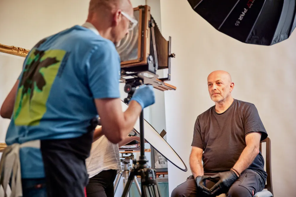 Portraitfotografie Kollodium Nassplatte mit Matthias Weikamm