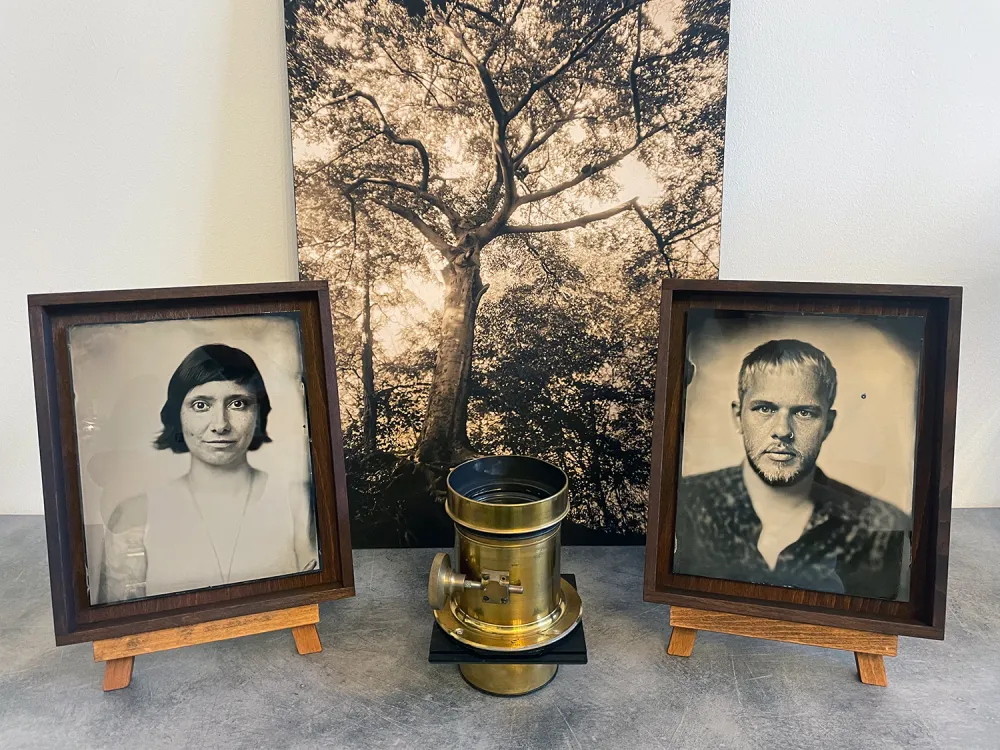 Ausstellung Ambrotypien, Kollodium Nassplattenfotografie, Matthias Weikamm