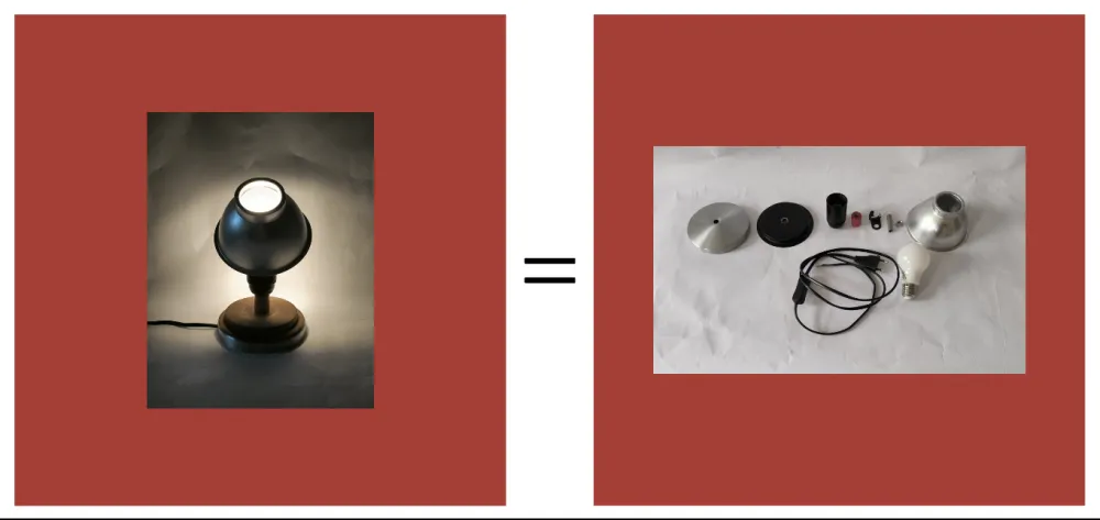 GAGA Lampe mit flexiblem Hut | Licht Design by Dieter Fogt