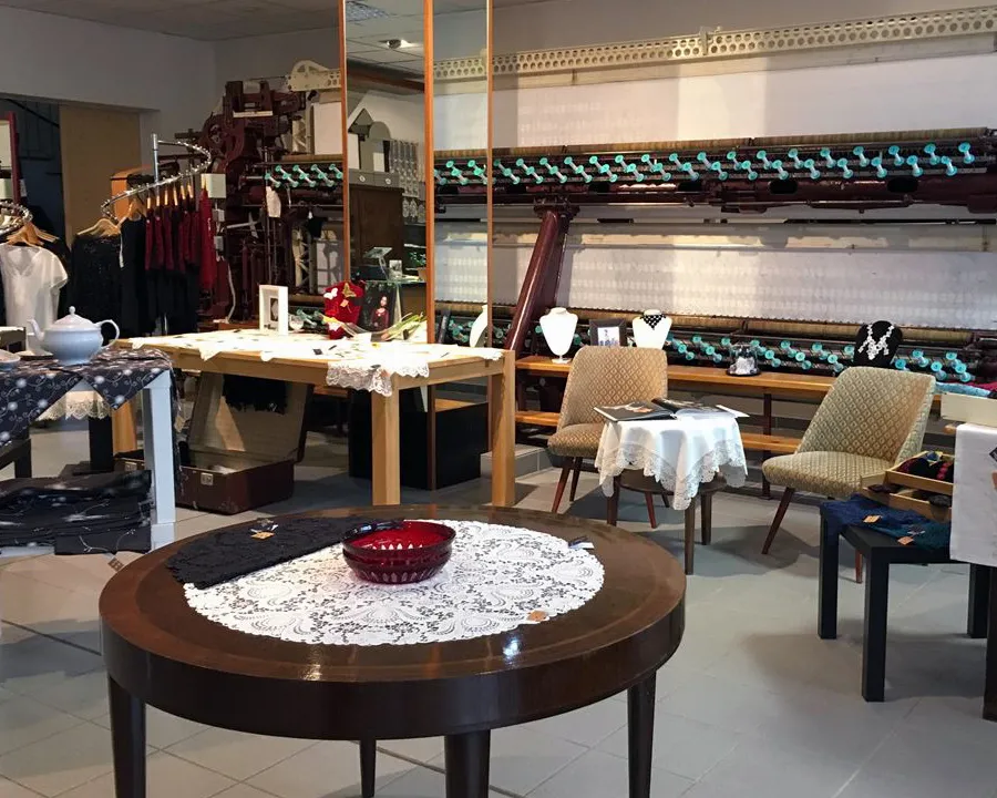 Schauwerkstatt und Laden der Modespitze Plauen