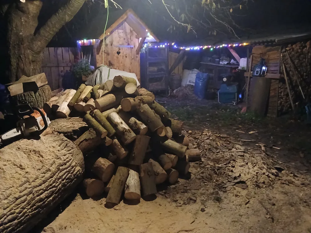 Holzlager