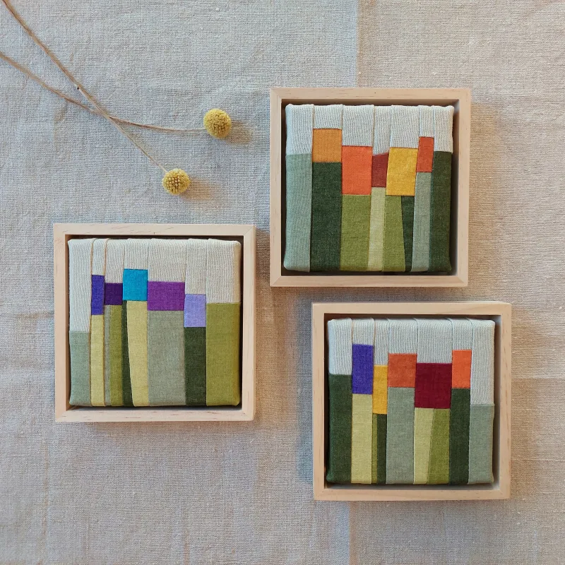 Textile Bilder - Kleiner Frühling