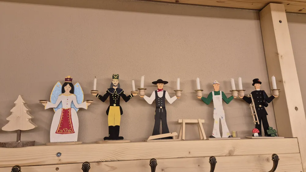 Lichterfiguren in verschiedenen Motiven
