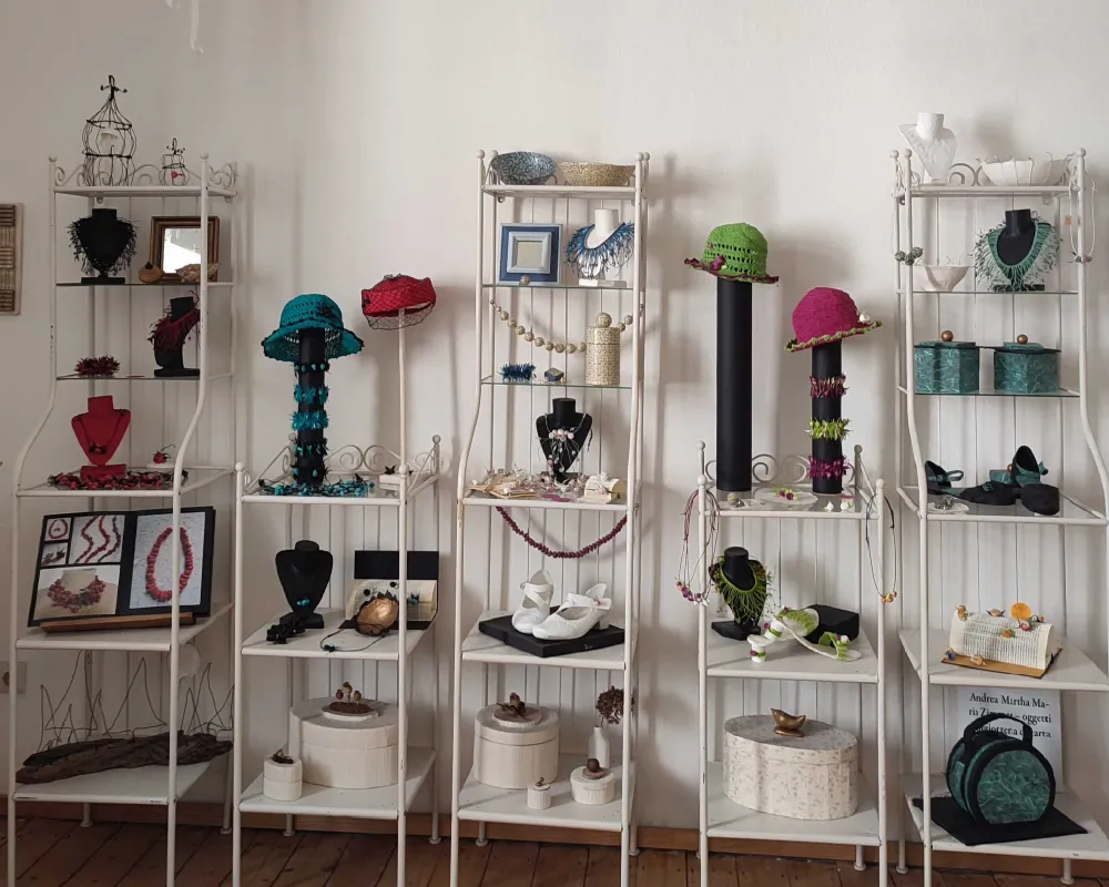 Detail Innenansicht des Ateliers "Das Papierzimmer"