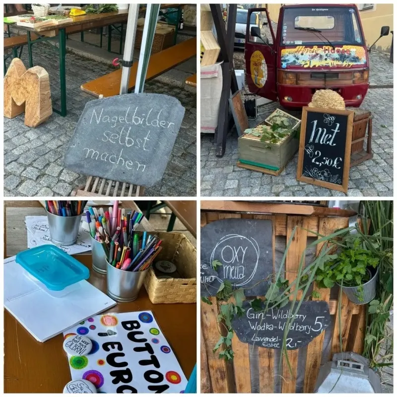 Collage über verschiedene Mitmachangebote