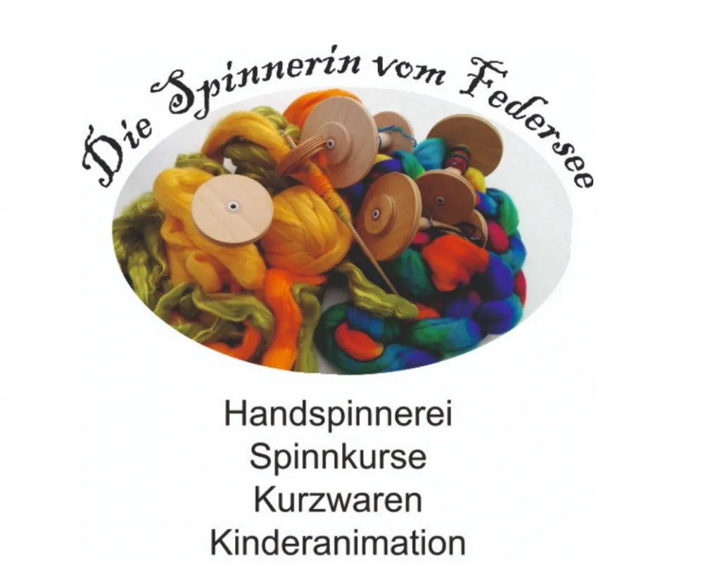 Logo Spinnerin vom Federsee