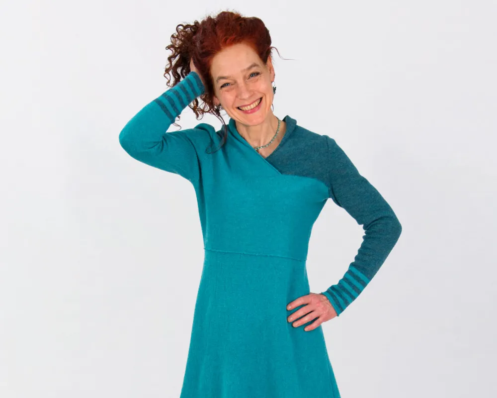 Gestricktes Kleid