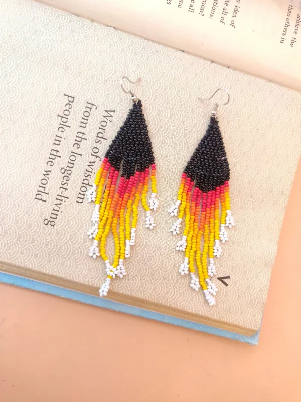 Ohrringe aus Kunstperlen