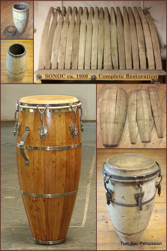 Komplett Restaurierung eine vintage Kubanische Conga