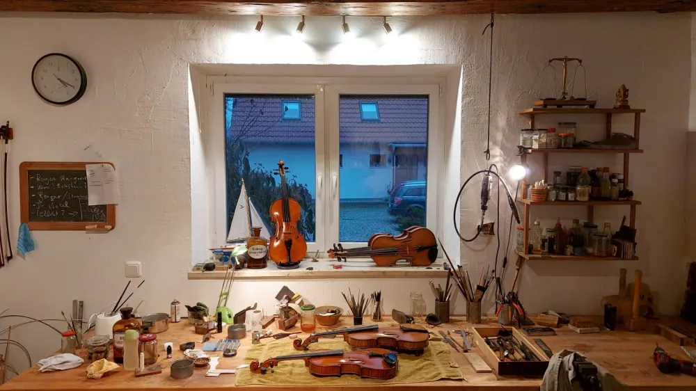 Blick in die Werkstatt