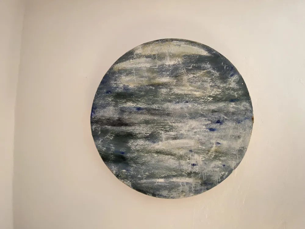 Planet - Öl auf Leinwand