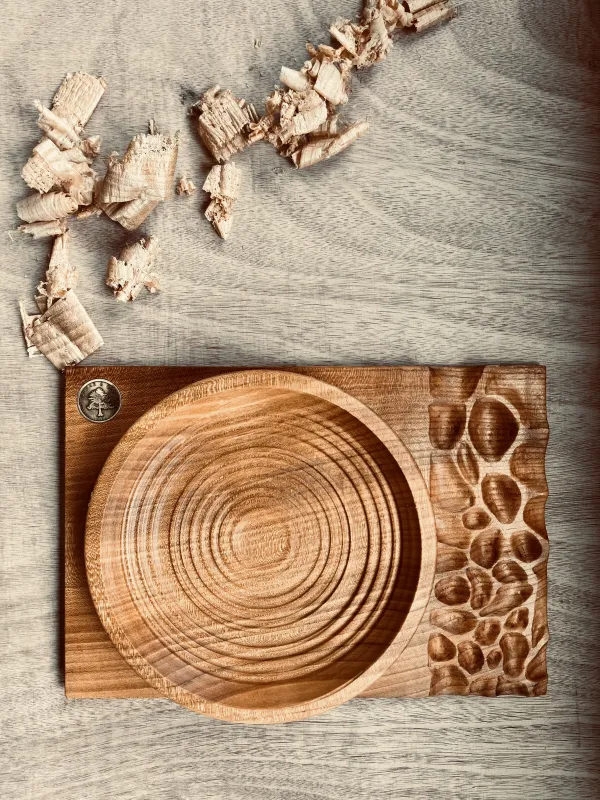 Servierplatte Bildhauer 