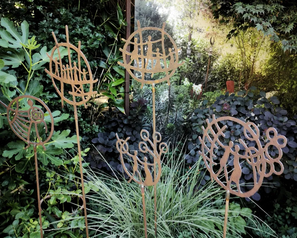 Eisenobjekte "Traumfänger"