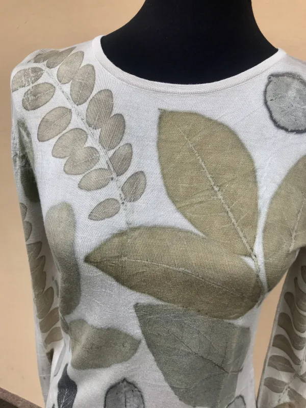 Andrea Eloma Speer Ecoprint auf Seide