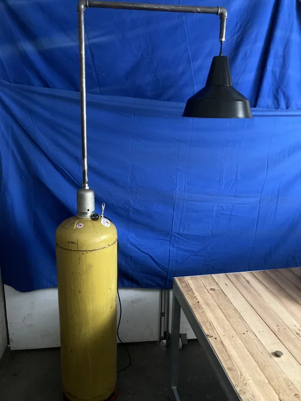 Industriedesign Stehlampe