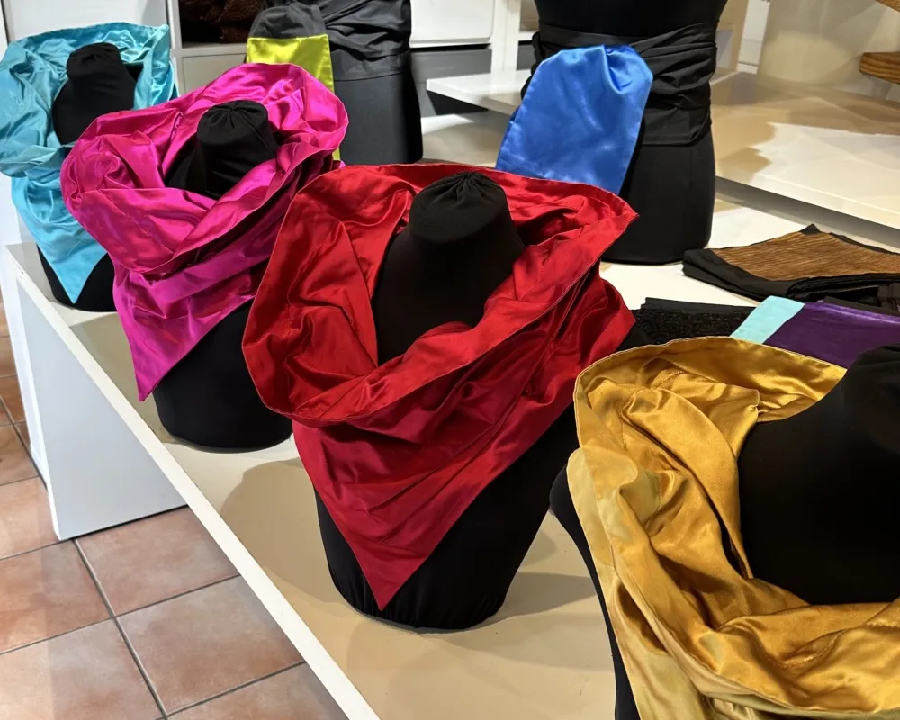 Schalkragen Seide "Paris"