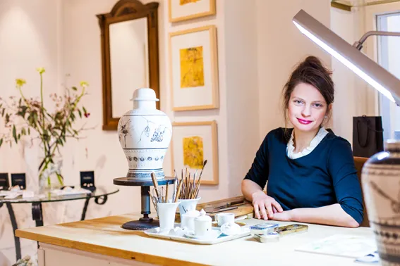 Janett Noack, Ellen Türke Im Atelier