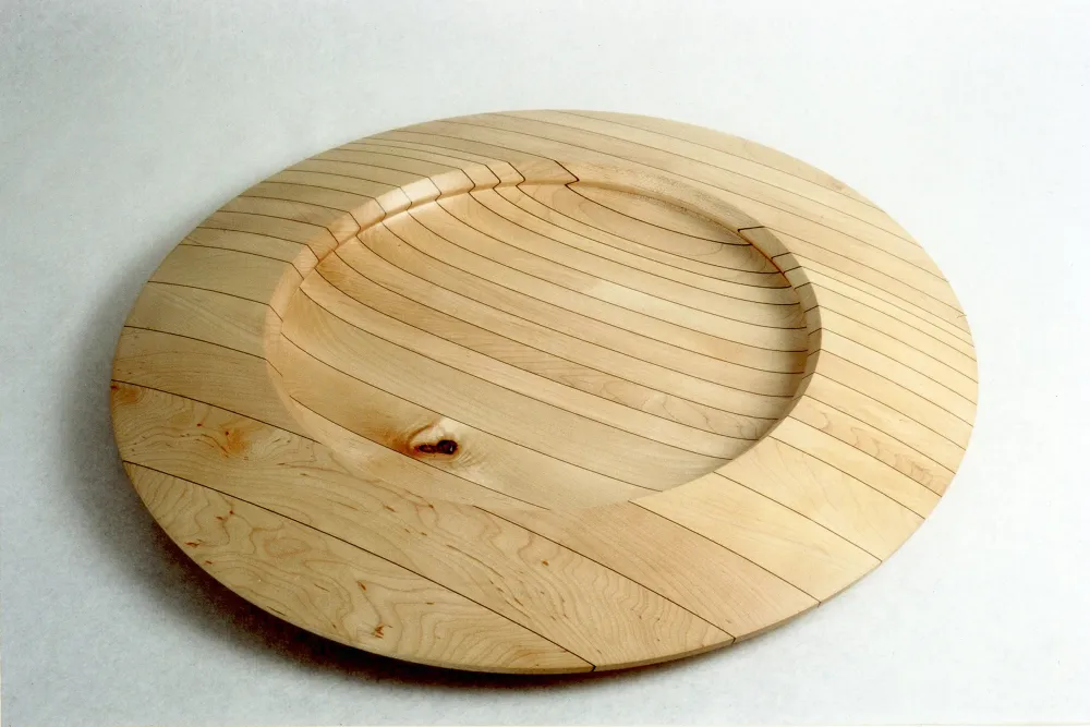 Schale 'Klang' Ahorn-Makassa