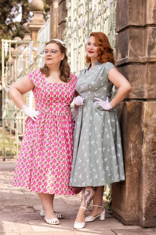 Sommerkleider nach originalen Schnitten aus den 50er Jahren