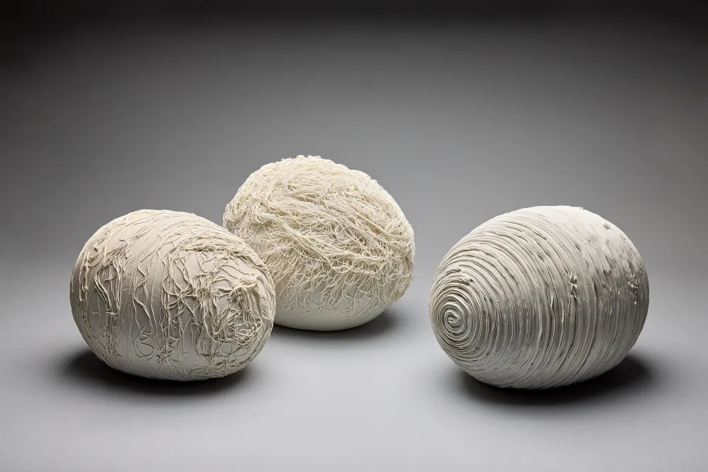 Kokons-Urnen aus Porzellan