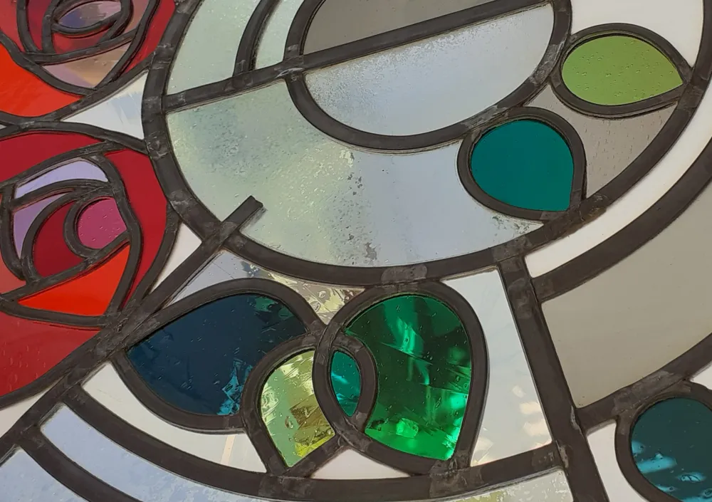 Detail Bleiverglasung