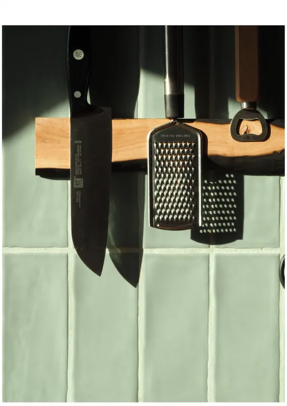 Magnetleiste, Heimisches Obstholz, geölt