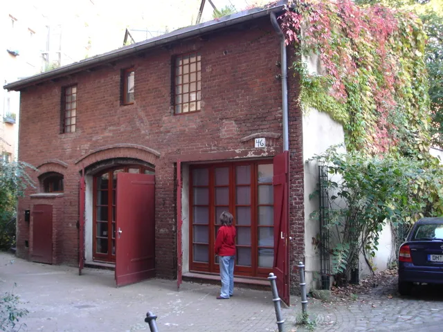 Remise im IBA Hof, Atelier im ersten Stock