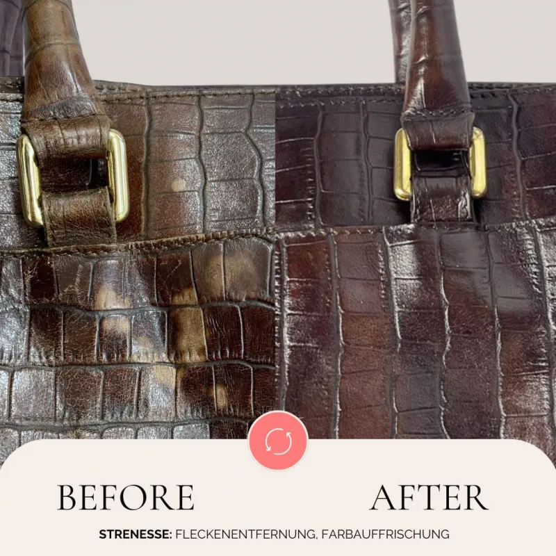 Ledertasche Fleckenentfernung 