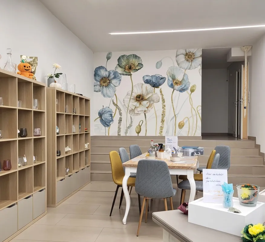 Herzlich Willkommen im Arbeitsraum meines Lädchens.