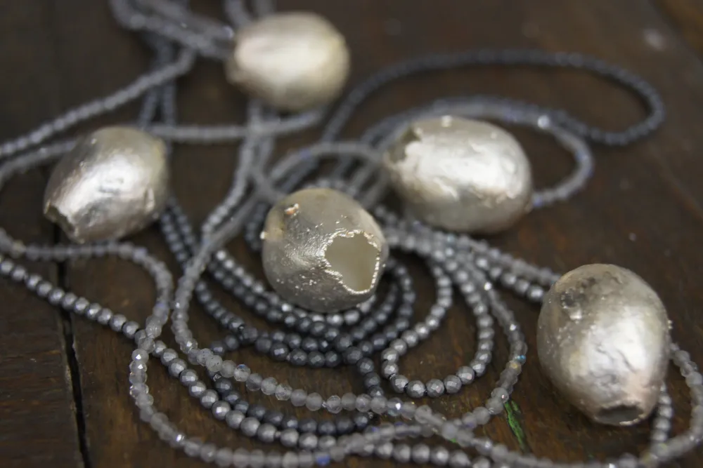 Anhänger "Kokon" in Silber 925/-