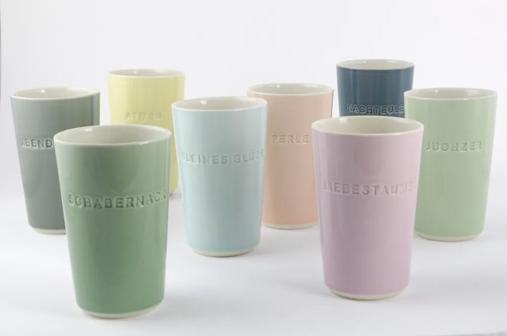 Schriftbecher aus Berlin