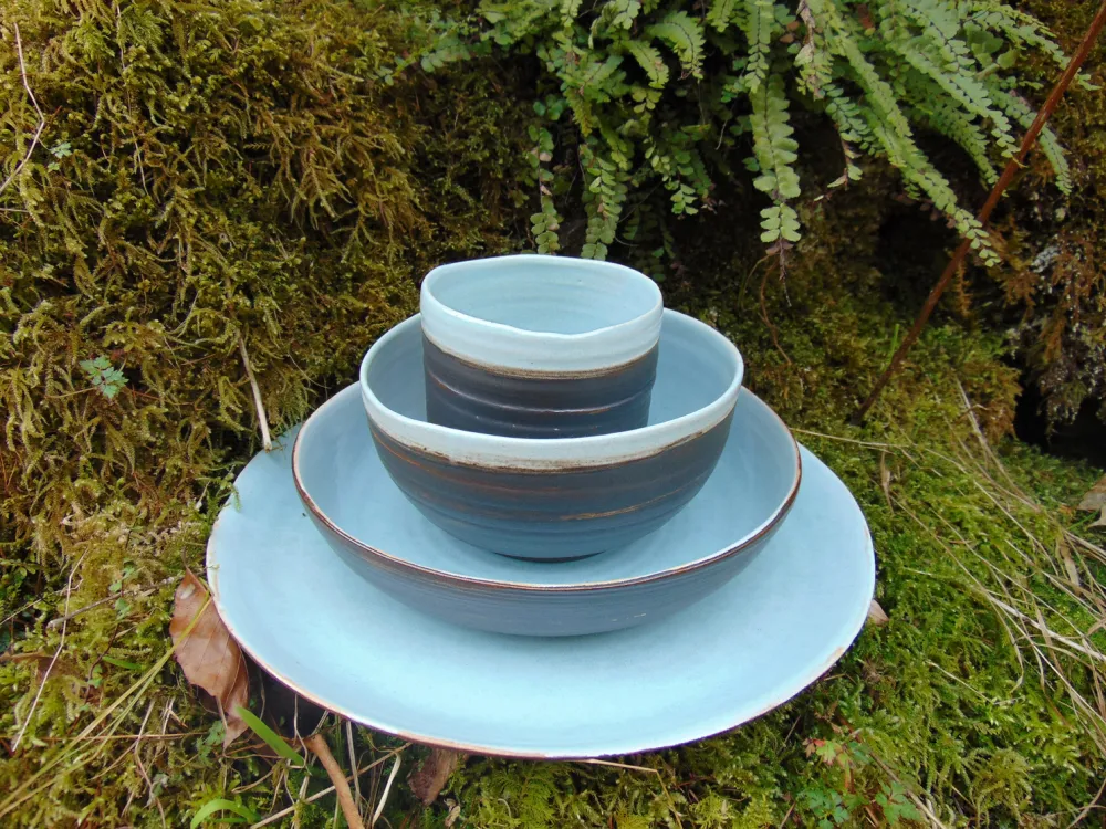 Service aus Steinzeug