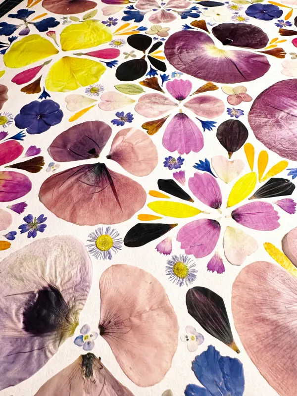 Blütenbild von Studio FLOR, DIY-Workshops in Berlin, gepresste Blumen