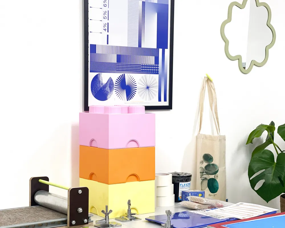 Bunter Einblick ins Studio