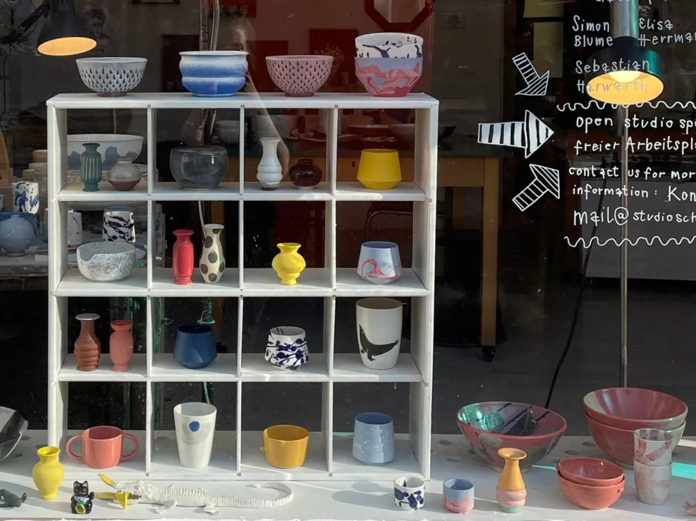 Überblick an Keramikarbeiten