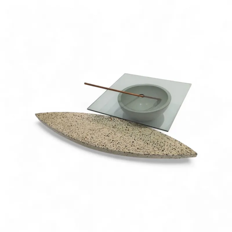 Terrazzoplatte mit Wippe